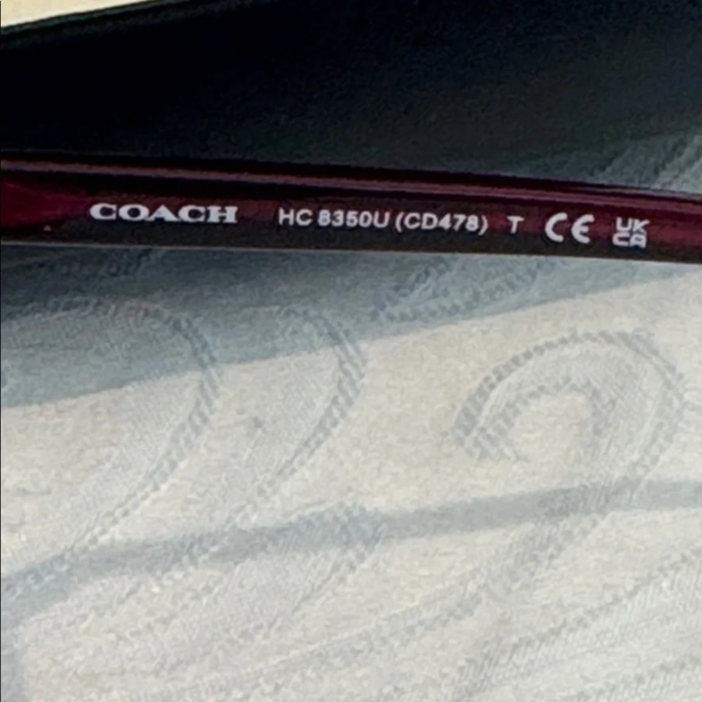 Coach Gradient Red 54 mm Round Sunglasses - Picture 11 of 15